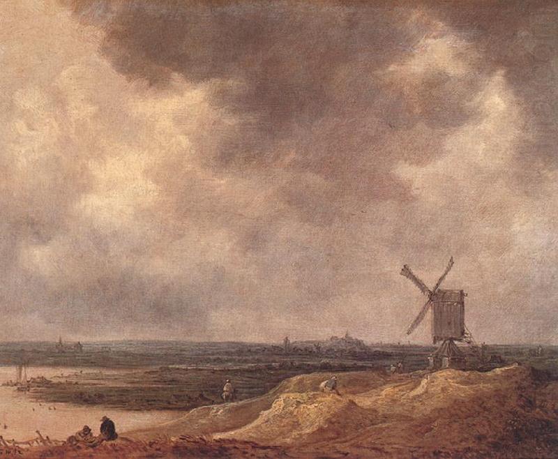GOYEN, Jan van Windmill by a River fg china oil painting image